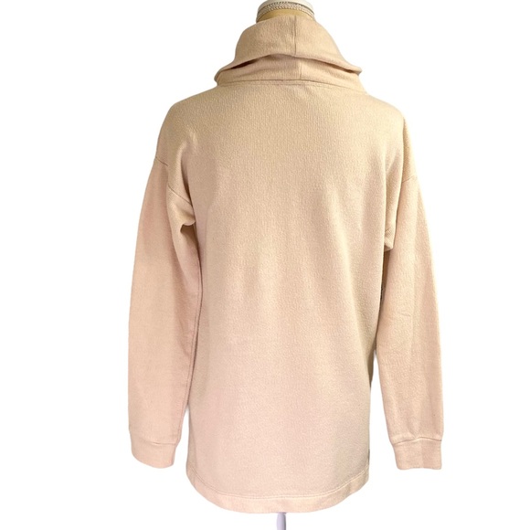 J. Crew Funnelneck Fleece Sweatshirt - Picture 3 of 9